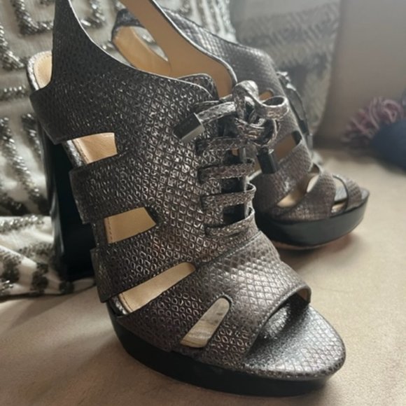 Coach Moreen Women Platform Shoes Size US 7B Bronze - Picture 7 of 7